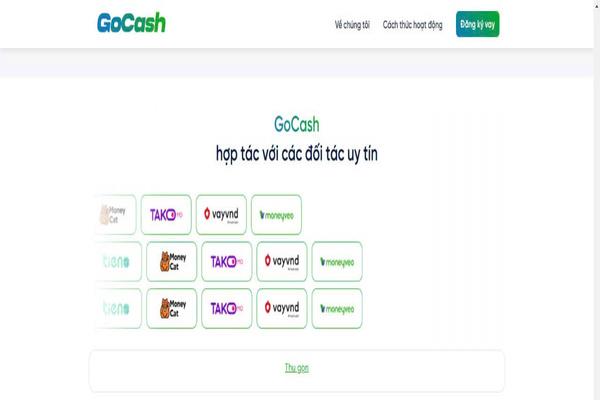 Tất cả các đối tác cho vay của GoCash đều là những tổ chức tín dụng uy tín